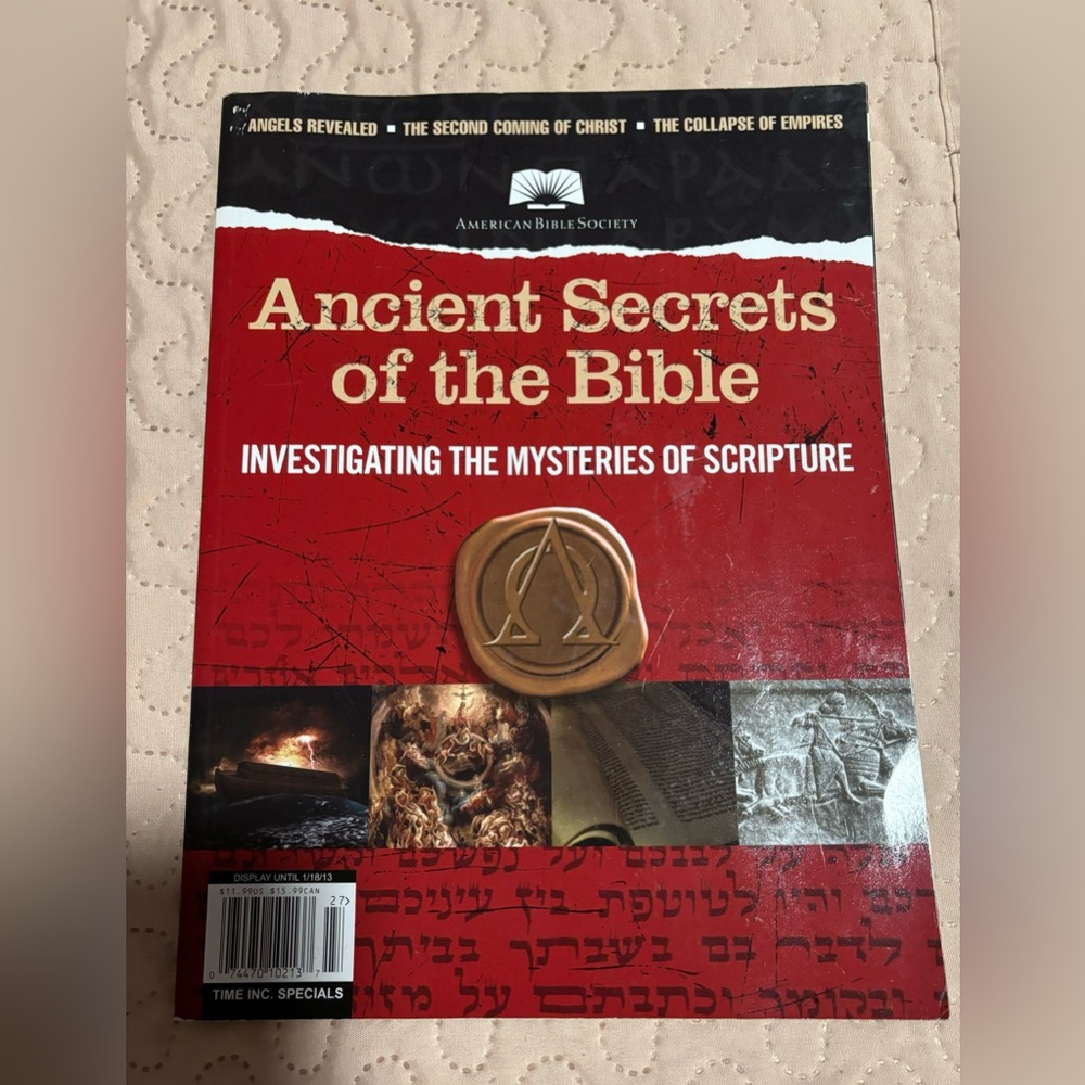 Ancient Secrets of the Bible Book American Bible Society Investigating Mysteries